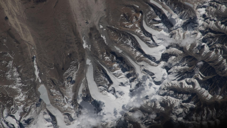Glaciers spotted flowing across the Himalayas from space photo of the day for July 15, 2026
