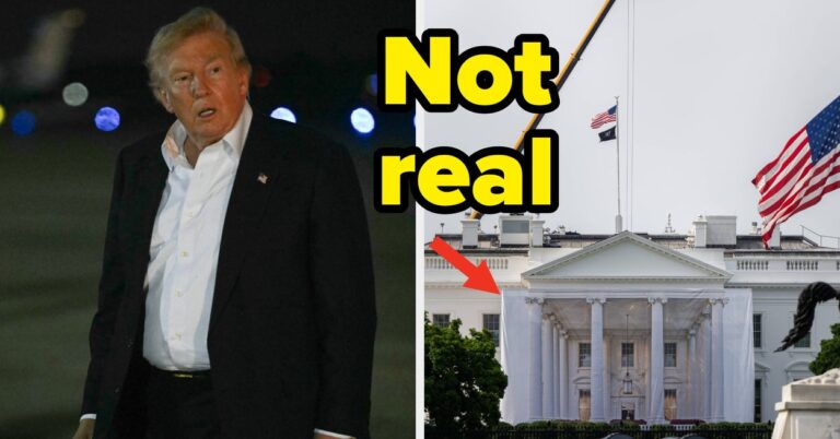The White House Genuinely Looks More Ridiculous Than Ever Before
