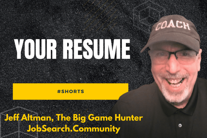 6 Second Job Search Tips: Your Resume