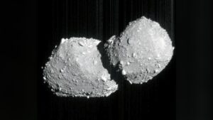Japan’s Hayabusa2 probe captures remarkable photo of a two-headed asteroid 62 million miles away