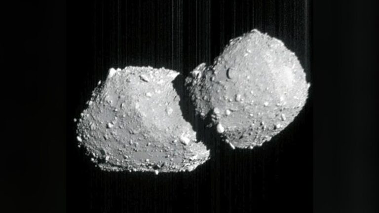 Japan’s Hayabusa2 probe captures remarkable photo of a two-headed asteroid 62 million miles away