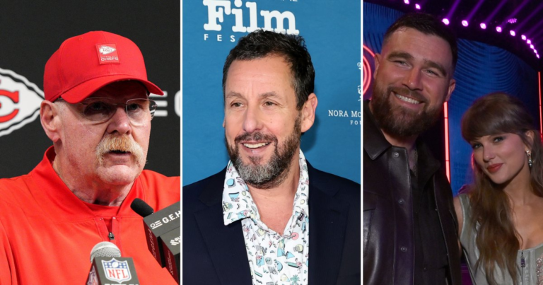 Andy Reid Reveals Advice Adam Sandler Gave Taylor and Travis