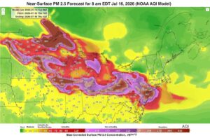 Prepare for dangerous air pollution in the Northeast, thanks to Minnesota wildfires