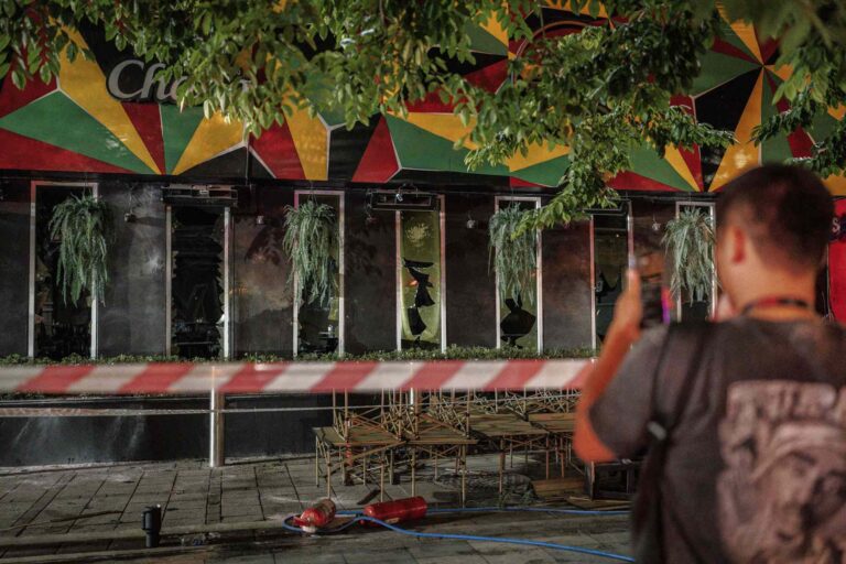 Fire at Pub Kills at Least 27 People. Footage Shows Survivors Frantically Running Out of Burning Building