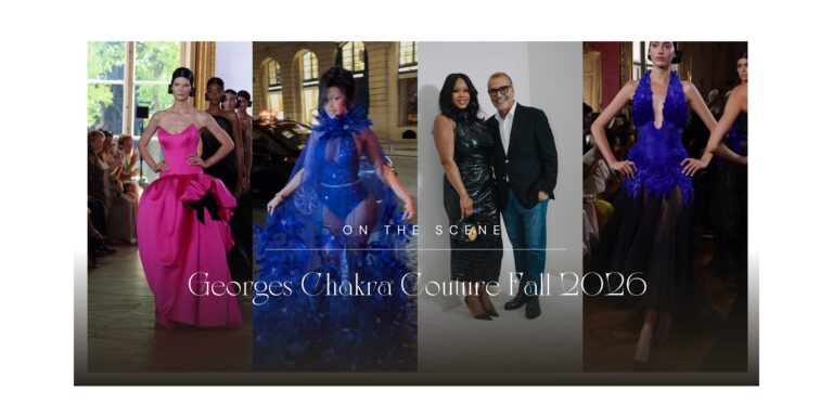 On the Scene: Georges Chakra Couture Fall/Winter 2026/27 Show Review — Held in Karl Lagerfeld’s Former Mansion + Cardi B Wears Blue Runway Look