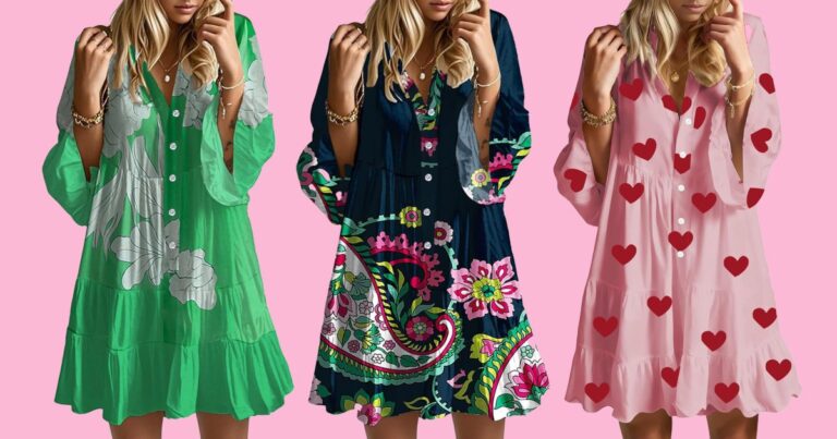 This Flowy Amazon Dress Has Lilly Pulitzer Meets Anthro Vibes