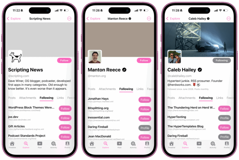 A new app, HyperTexting, turns the open web into a scrollable social media-like feed