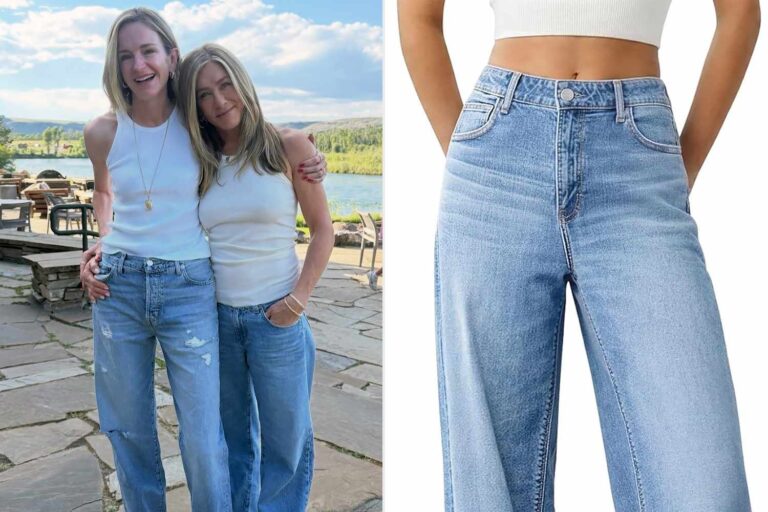 Jennifer Aniston, 57, Has Been Wearing Anti-Skinny Jeans Non-Stop This Summer — Shop Similar Breezy Pairs from $19