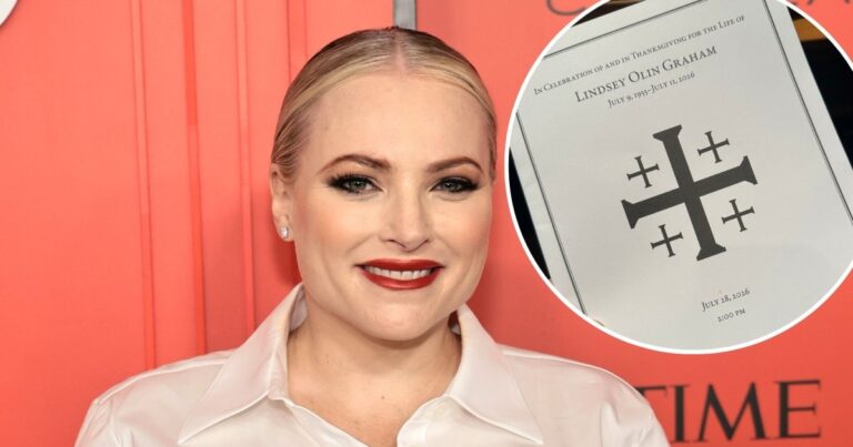 Meghan McCain Attends Sen. Lindsey Graham’s ‘Poetic’ Funeral