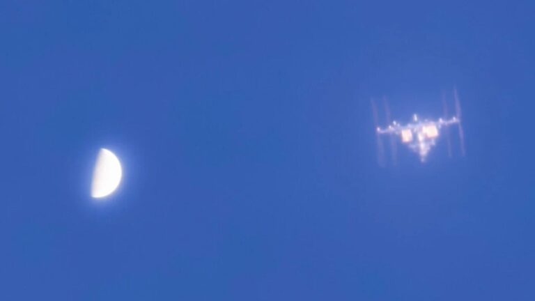 ISS meets Venus in incredible daylight photo photo of the day for July 28, 2026