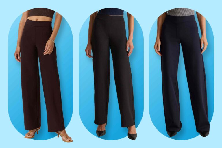 These Stretchy, Neutral Trousers ‘Fit Like Yoga Pants’ but Can Be Worn to the Office — Plus, They Never Wrinkle