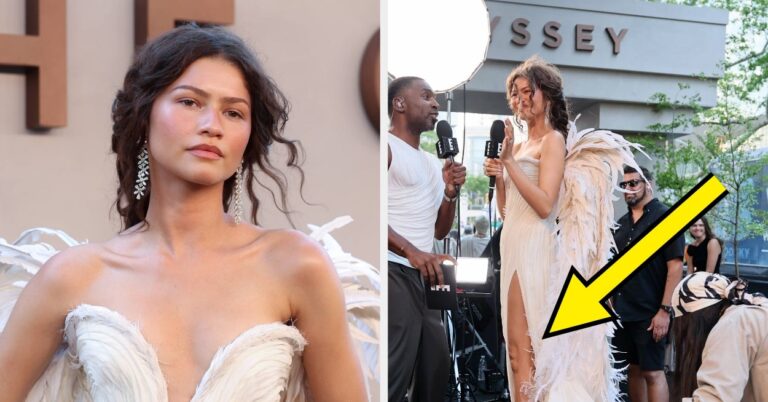 Zendaya’s “Normal, Unphotoshopped” Skin In An Unedited Photo From “The Odyssey” Premiere Is Going Viral Because People Feel So Seen