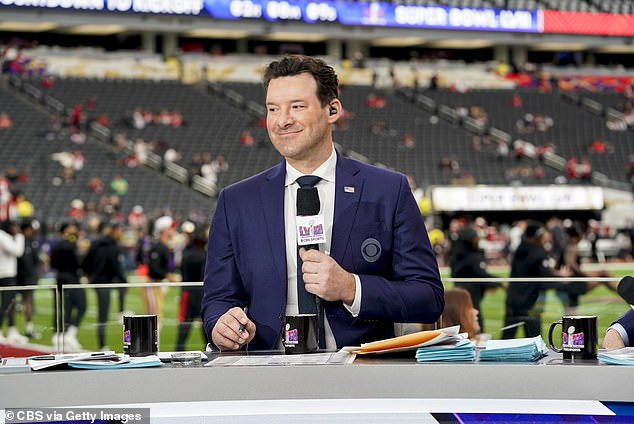 Tony Romo ticking timebomb facing CBS: Insider reveals star’s battle to keep his $18m-a-year job after arrest… and why it has plunged network into chaos ahead of NFL season