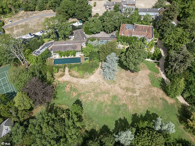 Green with envy? How millionaires and celebs’ pristine gardens are faring against England’s severe drought – from dust bowl to oasis