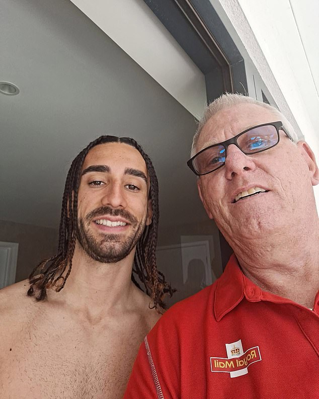 Spain’s ‘down to earth’ World Cup hero Marc Cucurella praised for wholesome interaction with postman as he lets him wear his winner’s medal