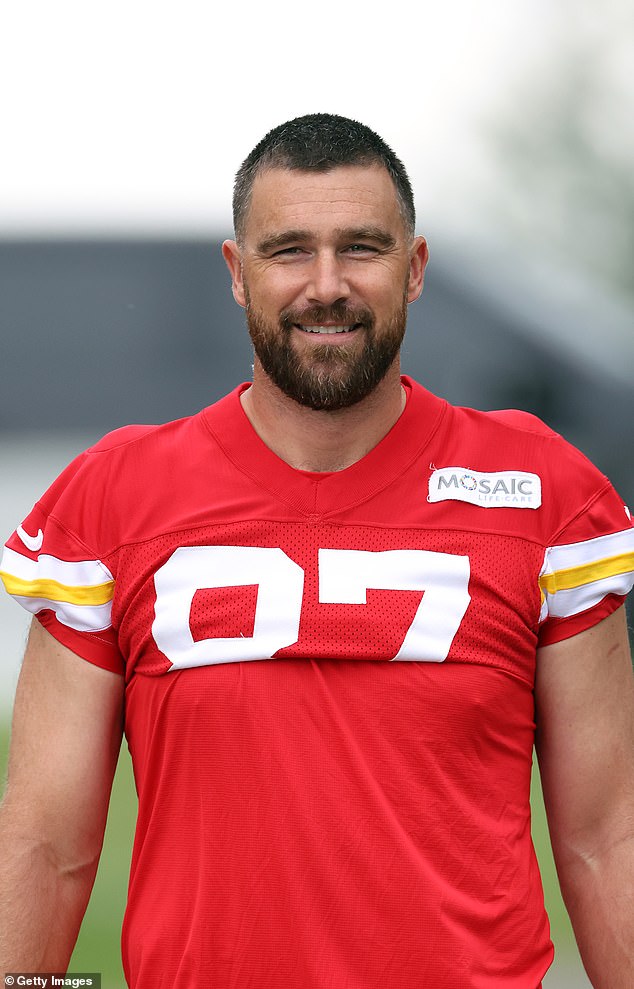 Travis Kelce slammed over ‘dad bod’ at Chiefs training camp as fans joke Taylor Swift is ‘feeding him well’