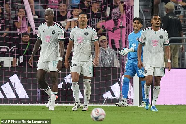 Ex-Manchester United star Casemiro scores an OWN GOAL on his Inter Miami home debut – as Lionel Messi returns to club action after Argentina’s World Cup final defeat by Spain