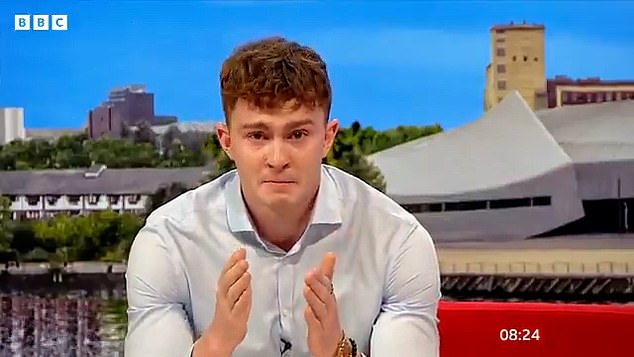 Commonwealth Games swimmer Archie Goodburn who has incurable brain cancer breaks down on BBC Breakfast as he calls on Andy Burnham to increase cancer research funding