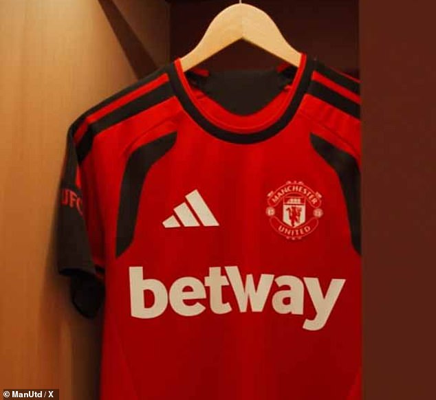 Man United confirm world’s biggest training kit deal with Betway – with gambling firms banned from match shirts