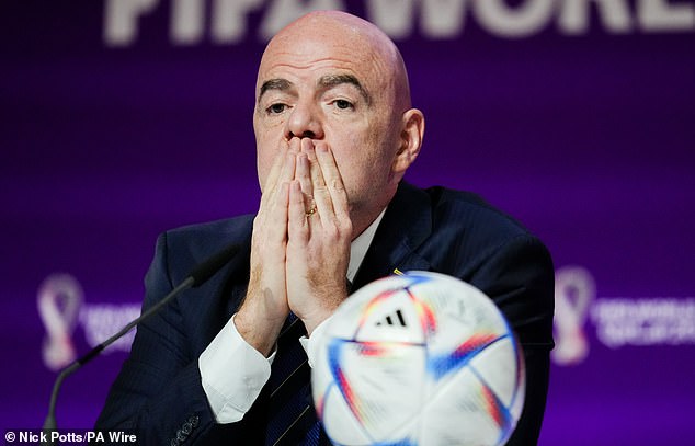 Embattled FIFA president Gianni Infantino is accused of BLACKMAIL by head of Jordan FA in extraordinary statement
