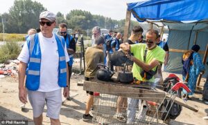 No-nonsense Lee Anderson shows his tender side in France’s largest camp… only for one refugee to try and get a lift to London on his bus