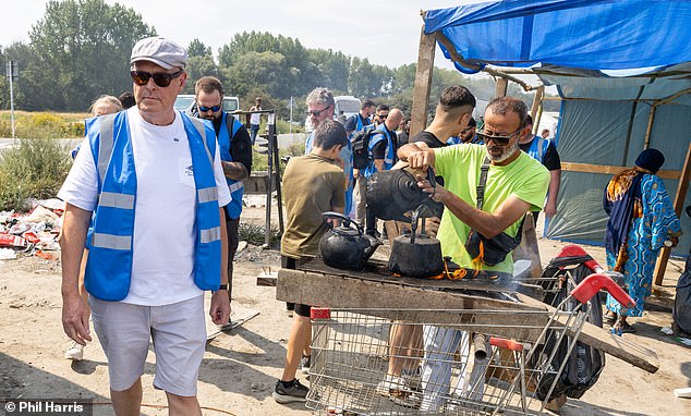 No-nonsense Lee Anderson shows his tender side in France’s largest camp… only for one refugee to try and get a lift to London on his bus
