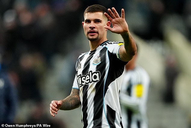 Arsenal set to complete £75m move for Bruno Guimaraes: Gunners close to ending transfer saga as Newcastle captain awaits green light to leave La Manga training camp for switch to North London