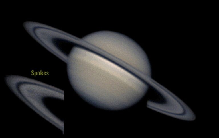 APOD: 2026 August 5 – Spokes on Saturn’s B Ring