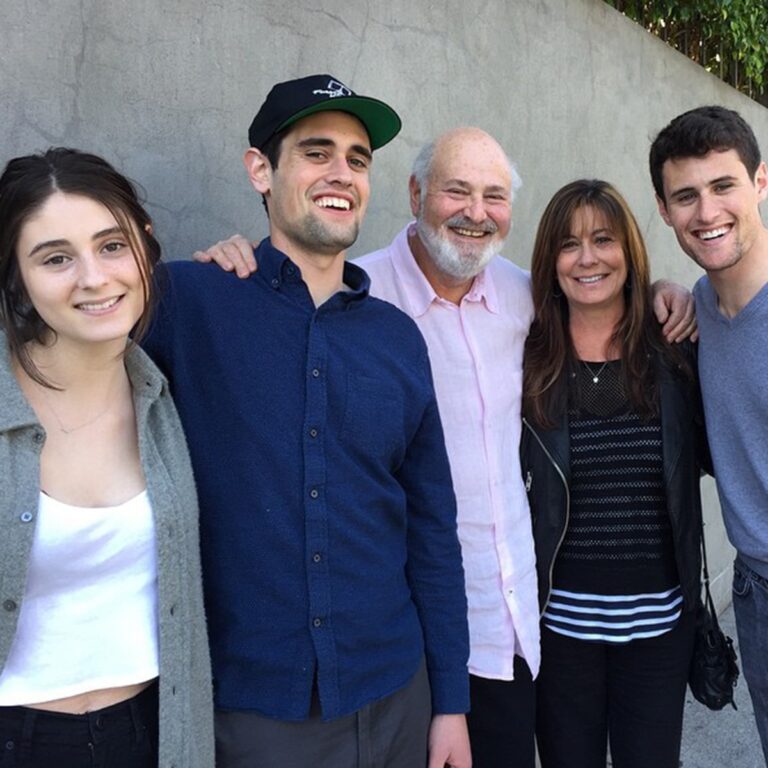 Rob Reiner’s Kids Jake Reiner, Romy Reiner Throw 1st Pitch at Dodgers Game