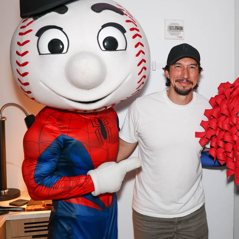 Adam Driver Takes Son to MLB Game in Super Rare Family Outing