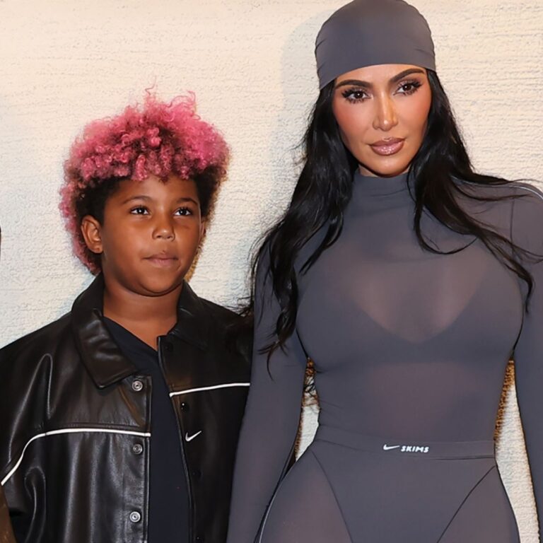 Kim Kardashian Supports Son Saint West’s Instagram Debut