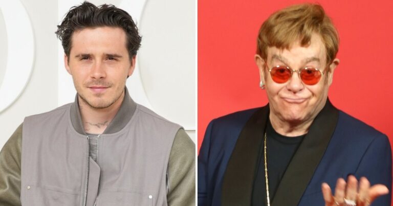 Brooklyn Beckham, Wife Vacation With His Godfather Elton John