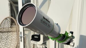 Watch the sun in H-alpha with the Sky-Watcher Heliostar 76mm