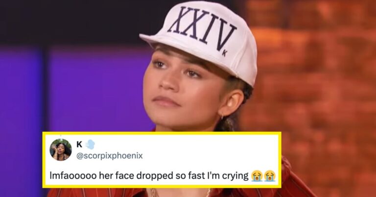 Zendaya’s Reaction To Tom Holland And Chrissy Teigen Almost Kissing