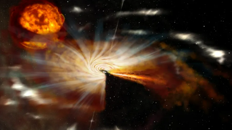 Astronomers watch a black hole’s feeding frenzy end with a bad case of cosmic indigestion